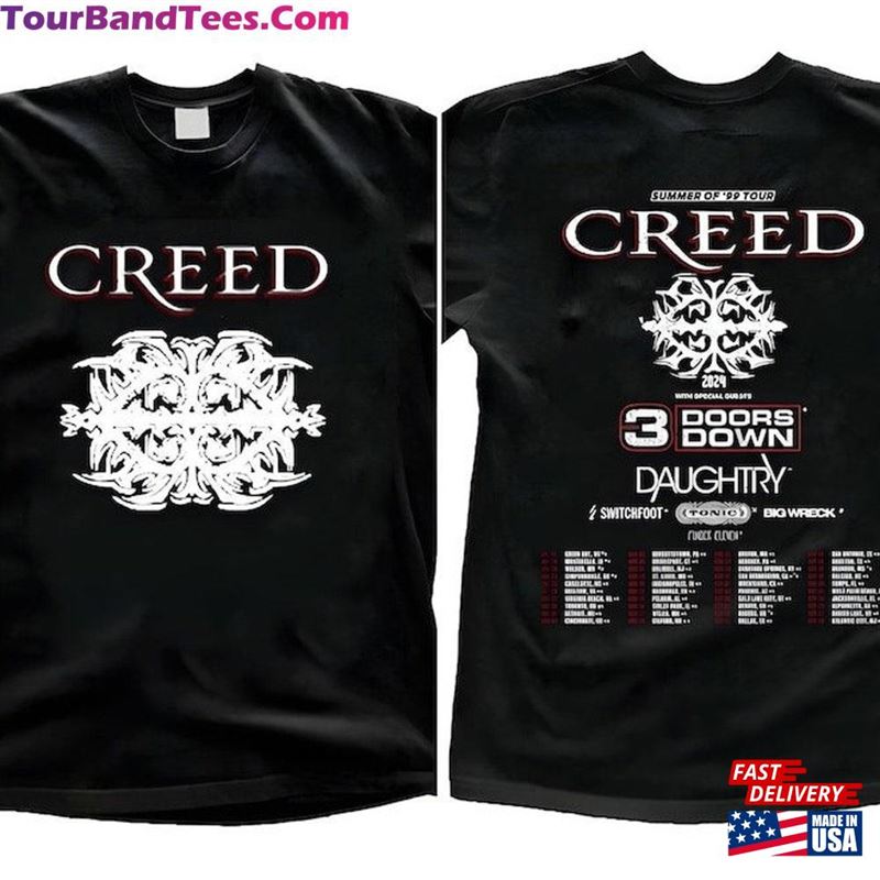 Creed Tour Summer Of’99 Shirt Band Fan Hoodie Classic 29Uf192054 – Utopia Fashion