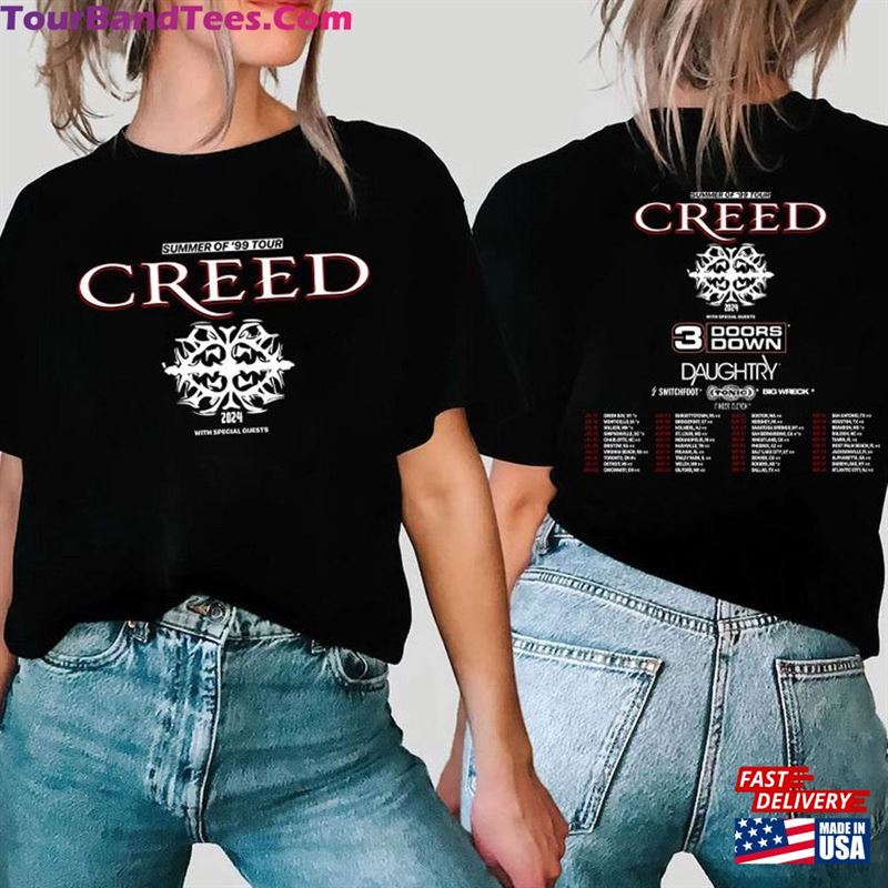 Creed Tour Summer Of’99 Shirt Band Fan Unisex T-Shirt 29Uf192018 – Utopia Fashion