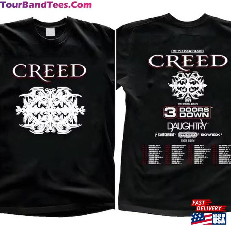 Creed Tour Summer Of’99 Shirt Concert T-Shirt Unisex 29Uf192325 – Utopia Fashion