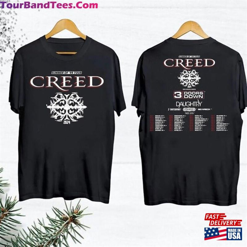 Creed Band Tour Summer Of Shirt Fan Gift Concert Merch T-Shirt Unisex 29Uf201802 – Utopia Fashion