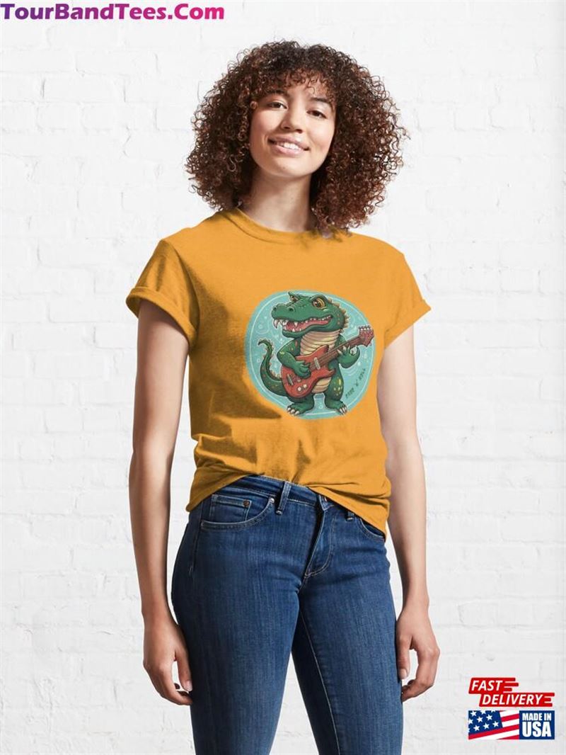 Crocodile’N’Roll Classic T-Shirt Unisex 29Uf194742 – Utopia Fashion