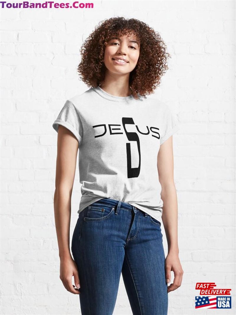 Cross Jesus Classic T-Shirt Hoodie Unisex 29Uf206684 – Utopia Fashion