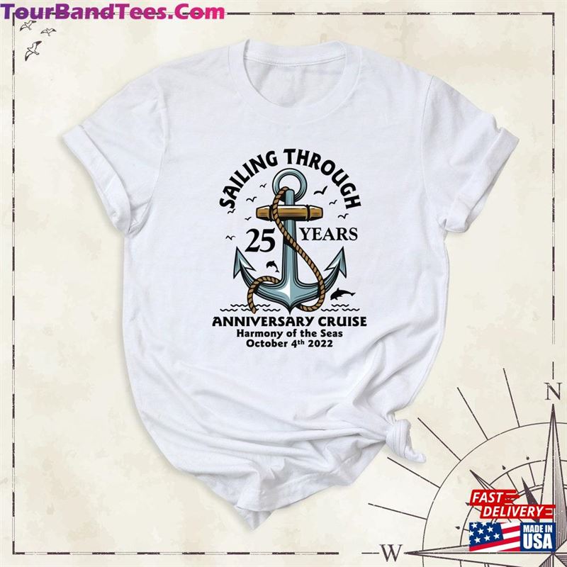 Custom Anniversary Cruise Shirt Sailing Through Wedding Tee Classic T-Shirt 29Uf192457 – Utopia Fashion