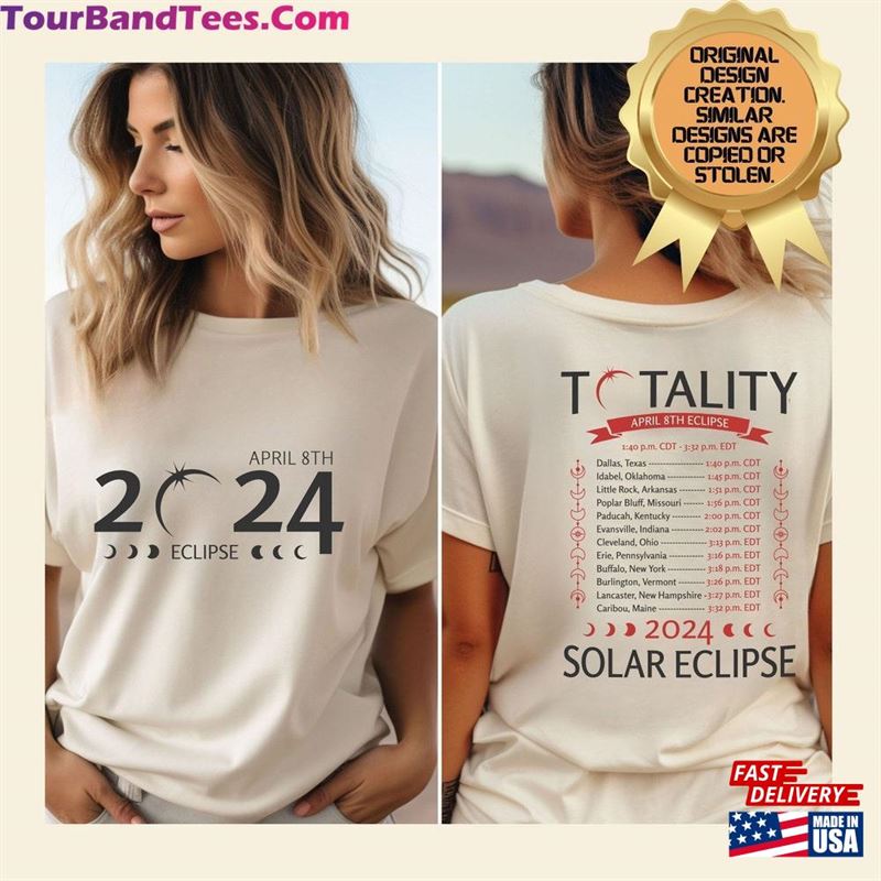 Custom Total Solar Eclipse April Shirt American T-Shirt Group Tee Sweatshirt 29Uf211759 – Utopia Fashion