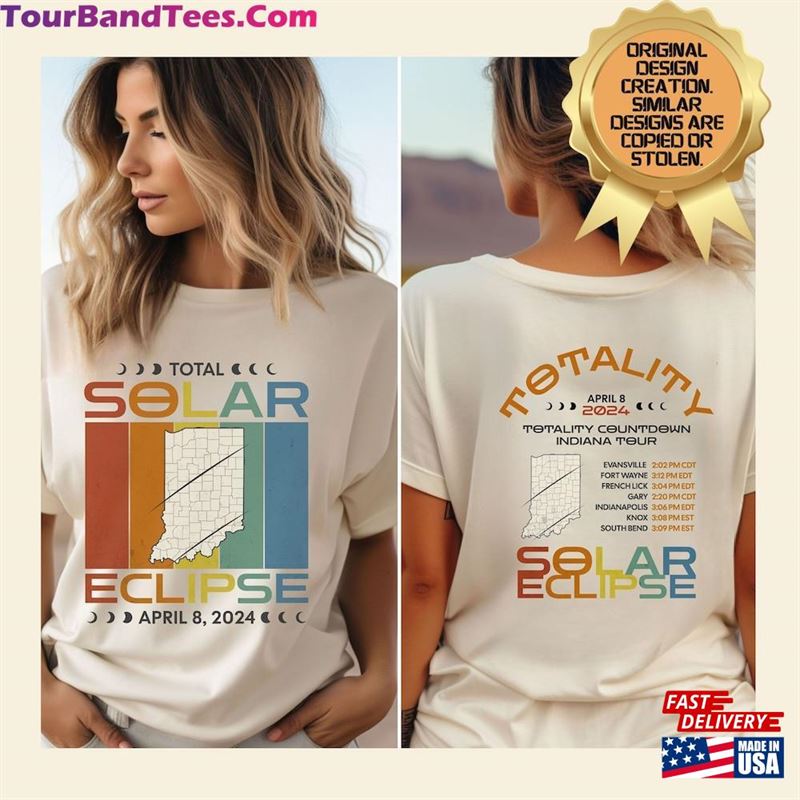 Custom Total Solar Eclipse April Shirt Indiana T-Shirt Group Tee Unisex Hoodie 29Uf194173 – Utopia Fashion