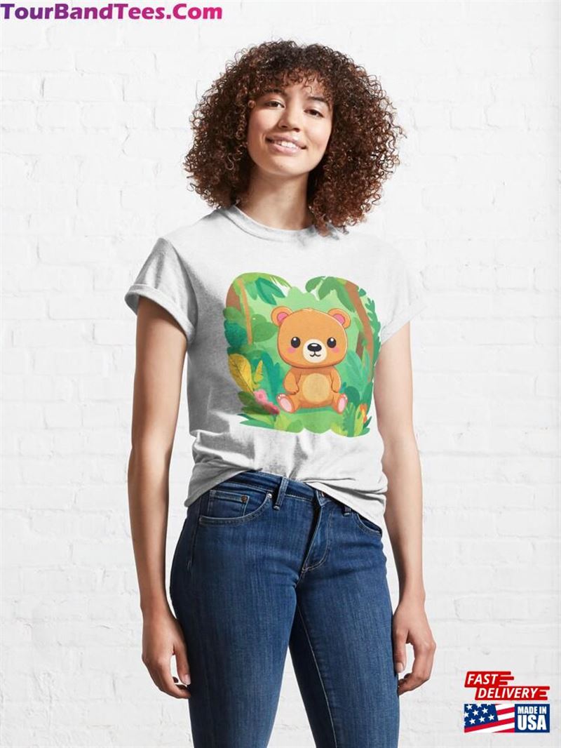 Cute Bear In A Jungle Kawaii Classic Sweatshirt 29Uf193498 – Utopia Fashion