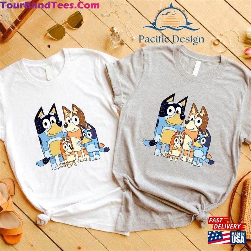 Cute Bluey Family T-Shirt Dog Shirt Cartoon Unisex 29Uf202032 – Utopia Fashion