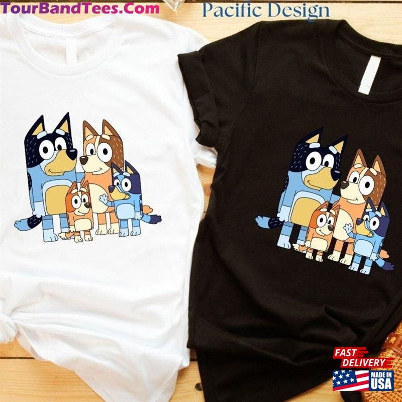 Cute Bluey Family T-Shirt Dog Shirt Cartoon Unisex 29Uf202032 – Utopia Fashion