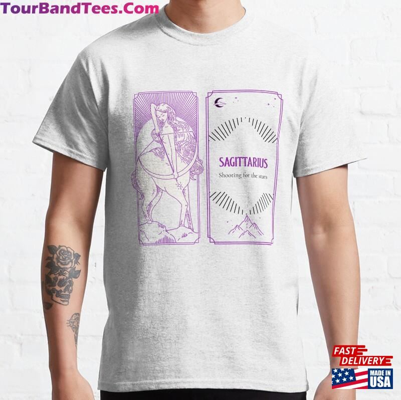 Cute Cartoon Sagittarius Zodiac Sign Design Classic T-Shirt Unisex 29Uf201517 – Utopia Fashion