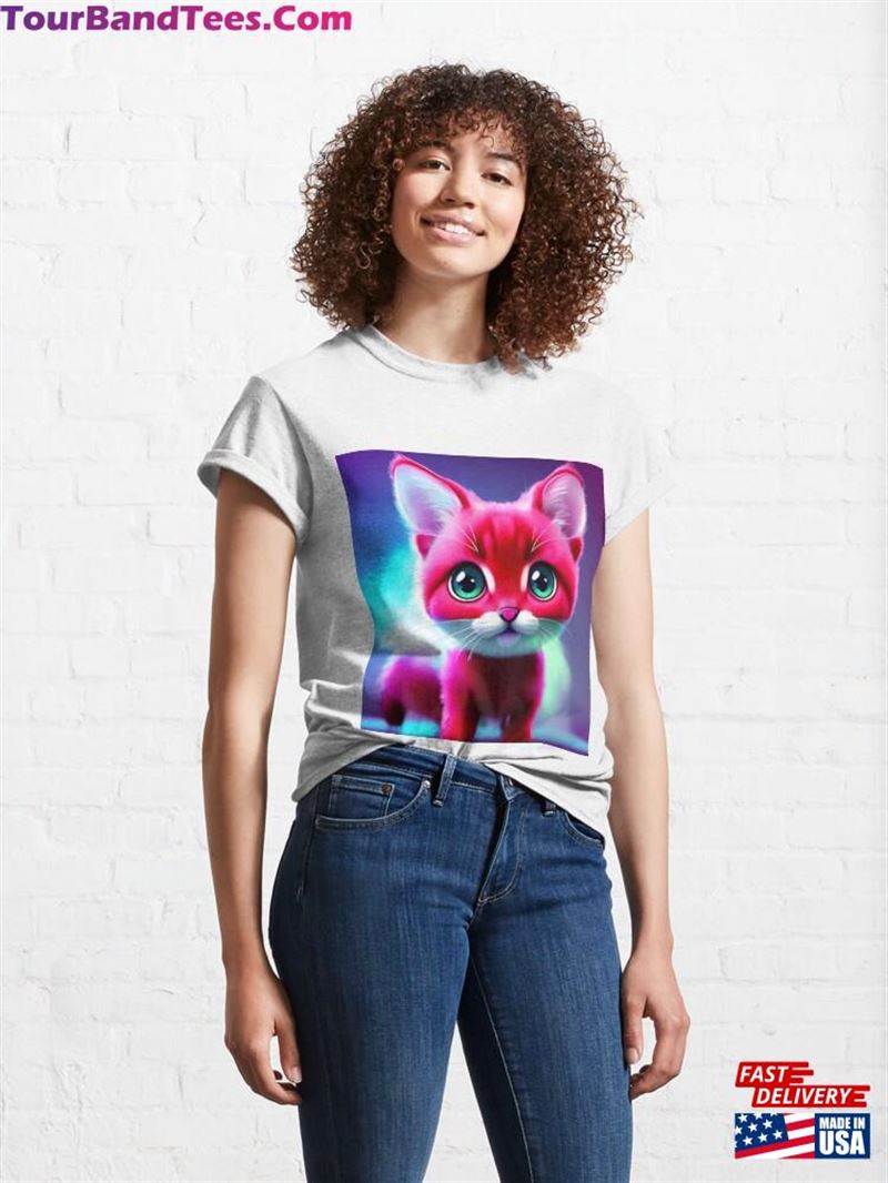 Cute Cat Miaw Classic T-Shirt Sweatshirt 29Uf194089 – Utopia Fashion