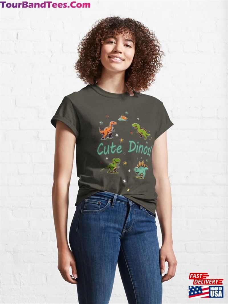 Cute Dinos! Classic T-Shirt Sweatshirt Hoodie 29Uf194202 – Utopia Fashion