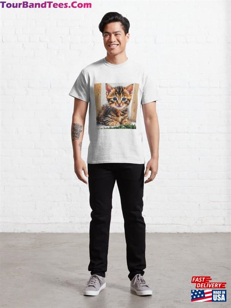 Cute Painted Tiger Cat Classic T-Shirt Sweatshirt 29Uf191629 – Utopia Fashion