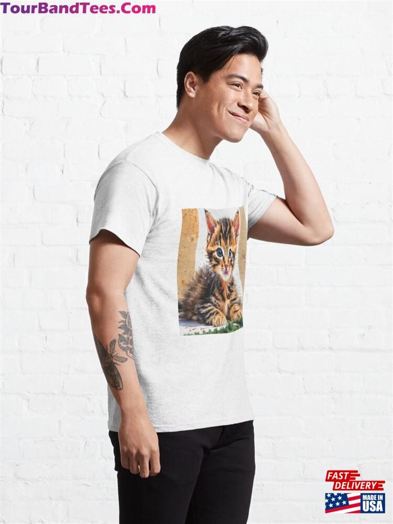 Cute Painted Tiger Cat Classic T-Shirt Sweatshirt 29Uf191629 – Utopia Fashion