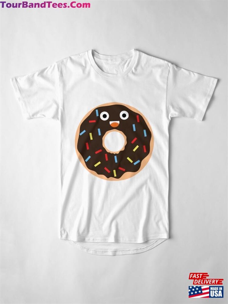 Cute Smiling Donut Long T-Shirt Classic Sweatshirt 29Uf211833 – Utopia Fashion