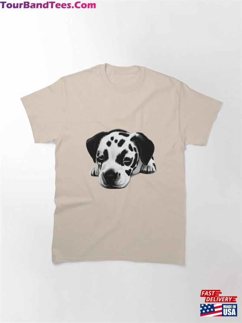 Dalmatian Puppy Graphic Classic T-Shirt Unisex 29Uf194607 – Utopia Fashion