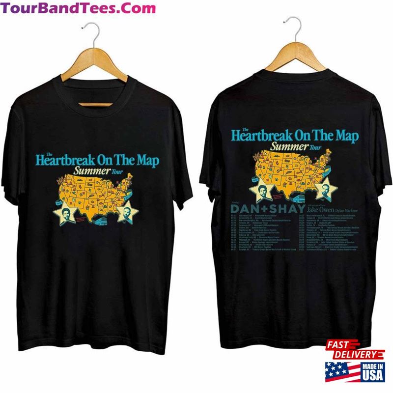 Dan And Shay Tour Heartbreak On The Map Shirt + Band Summer Sweatshirt Unisex 29Uf194771 – Utopia Fashion