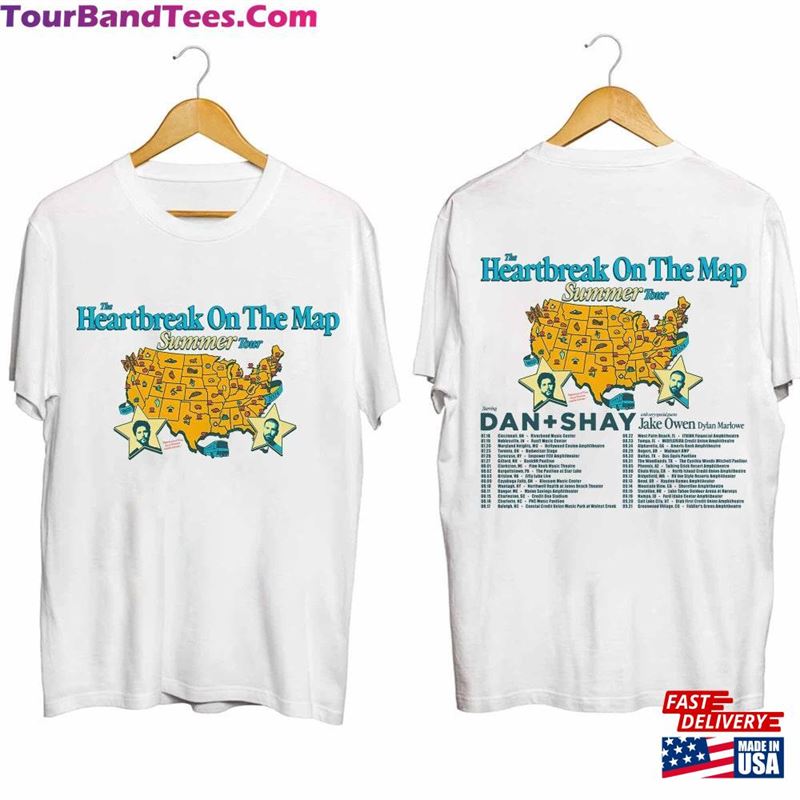 Dan And Shay Tour Heartbreak On The Map Shirt + Band Summer Sweatshirt Unisex 29Uf194771 – Utopia Fashion