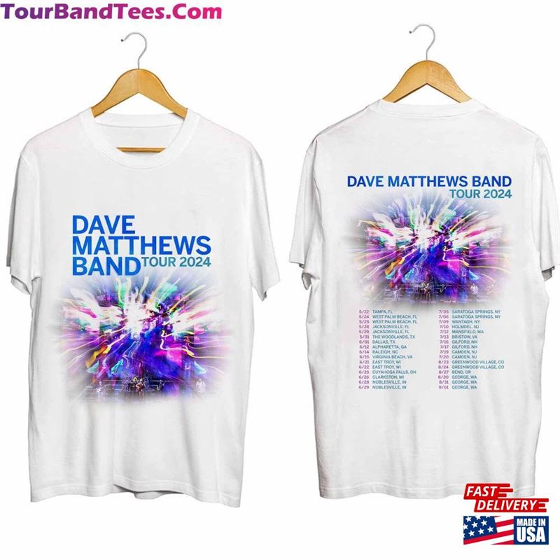 Dave Matthews Band Tour Shirt Fan Concert T-Shirt Classic 29Uf211652 – Utopia Fashion