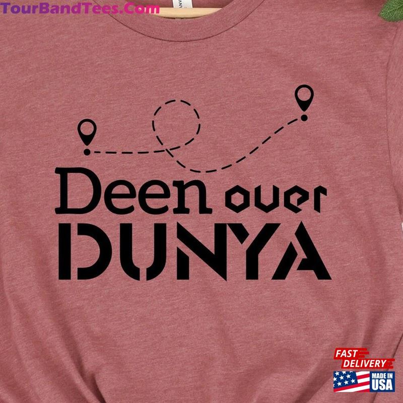 Deen Over Dunya Shirt Ramadan Mubarak Gift Hoodie Sweatshirt 29Uf192659 – Utopia Fashion