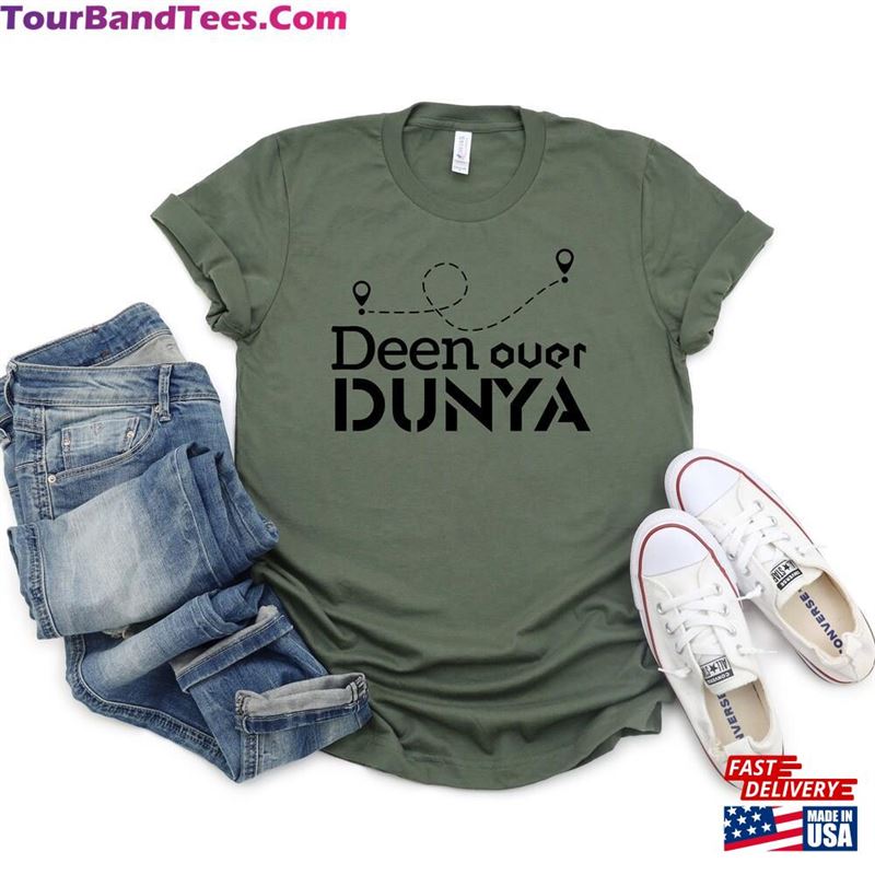 Deen Over Dunya Shirt Ramadan Mubarak Gift Hoodie Sweatshirt 29Uf192659 – Utopia Fashion