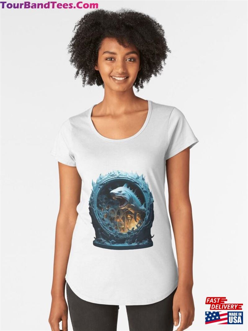 Deep Sea Monsters Premium Scoop T-Shirt Unisex 29Uf192462 – Utopia Fashion