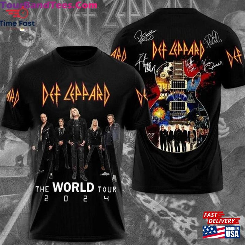 Def Leppard The World Tour 3D Shirt All Over Print T-Shirt S 5Xl Unisex Hoodie 29Uf194593 – Utopia Fashion