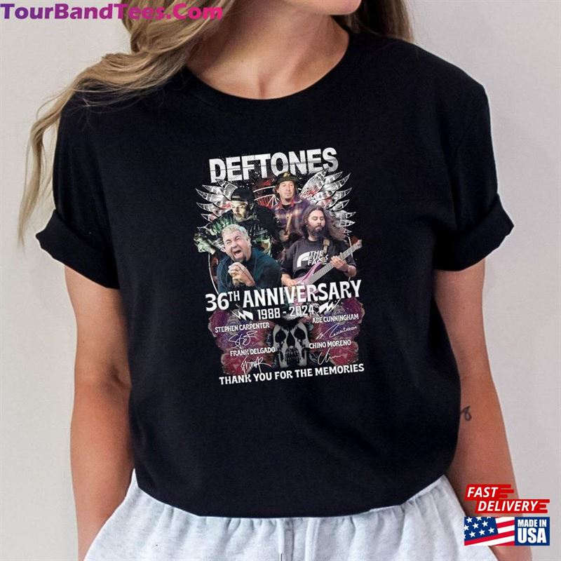 Deftones 36Th Anniversary Thank You For The Memories T-Shirt Around Fur Cat 90S Music Shirt Unisex Sweatshirt Hoodie 29Uf212032 – Utopia Fashion