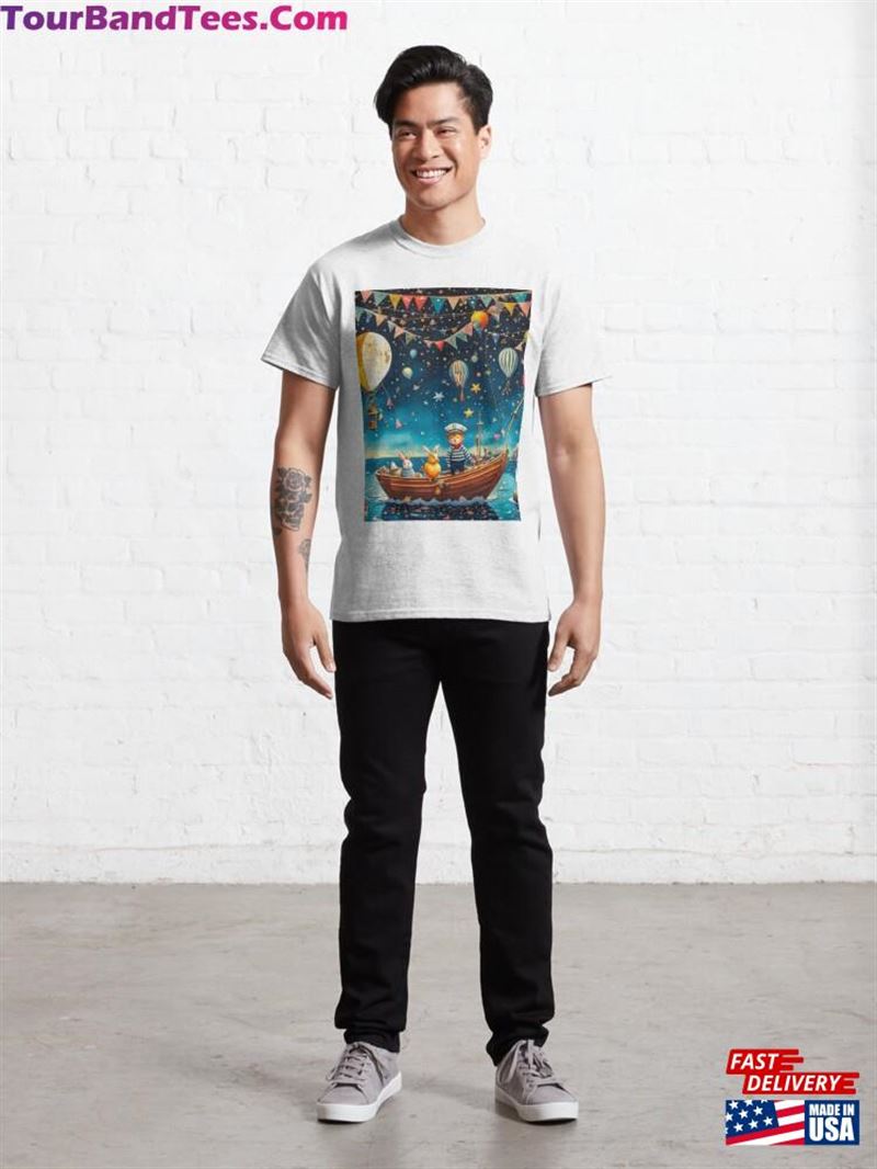 Delightful Enchanted Mixed Media Collage Depicting A Cute Sailor Illustrations Of Nostalgia Unisex Sweatshirt 29Uf191902 – Utopia Fashion