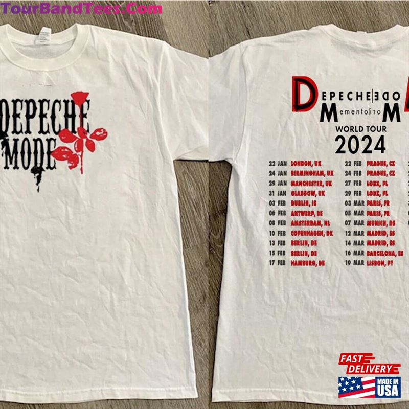 Depeche Mode Memento Mori World Tour T-Shirt Classic Unisex 29Uf191928 – Utopia Fashion