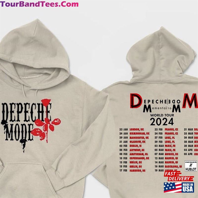 Depeche Mode Memento Mori World Tour T-Shirt Classic Unisex 29Uf191928 – Utopia Fashion