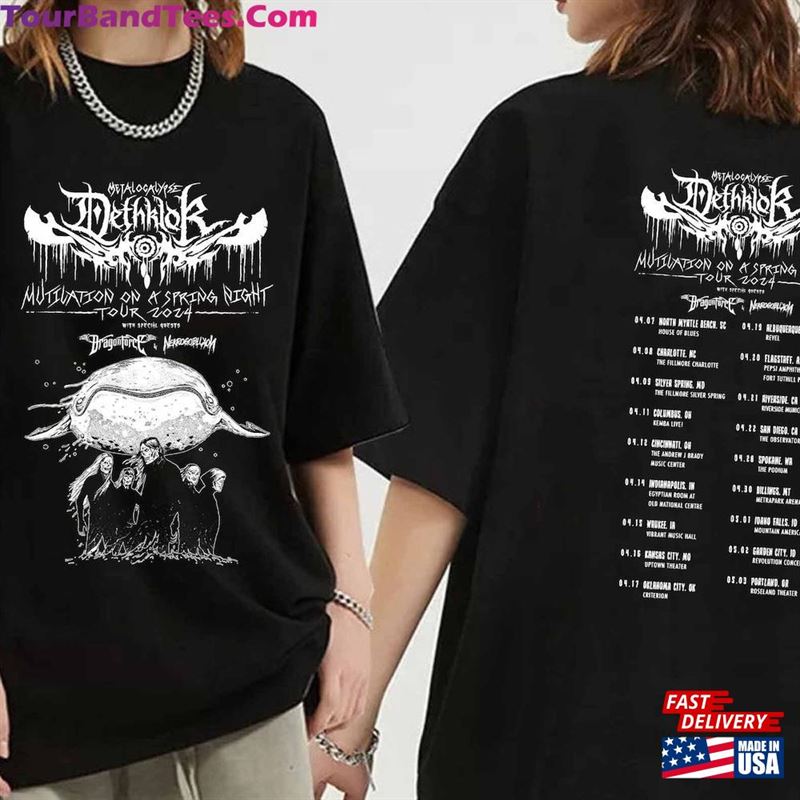 Dethklok Mutilation On A Spring Night Tour Shirt Band Fan Tee Concert T-Shirt Classic 29Uf193925 – Utopia Fashion