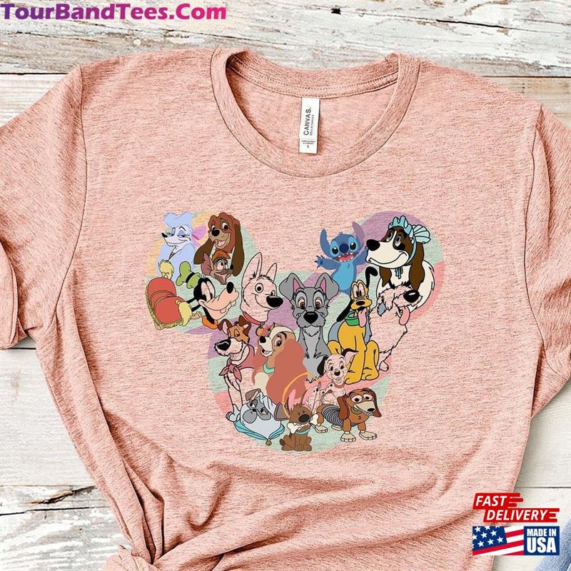 Disney Dogs Shirt Mickey Head Characters T-Shirt Ear Women Hoodie 29Uf206612 – Utopia Fashion