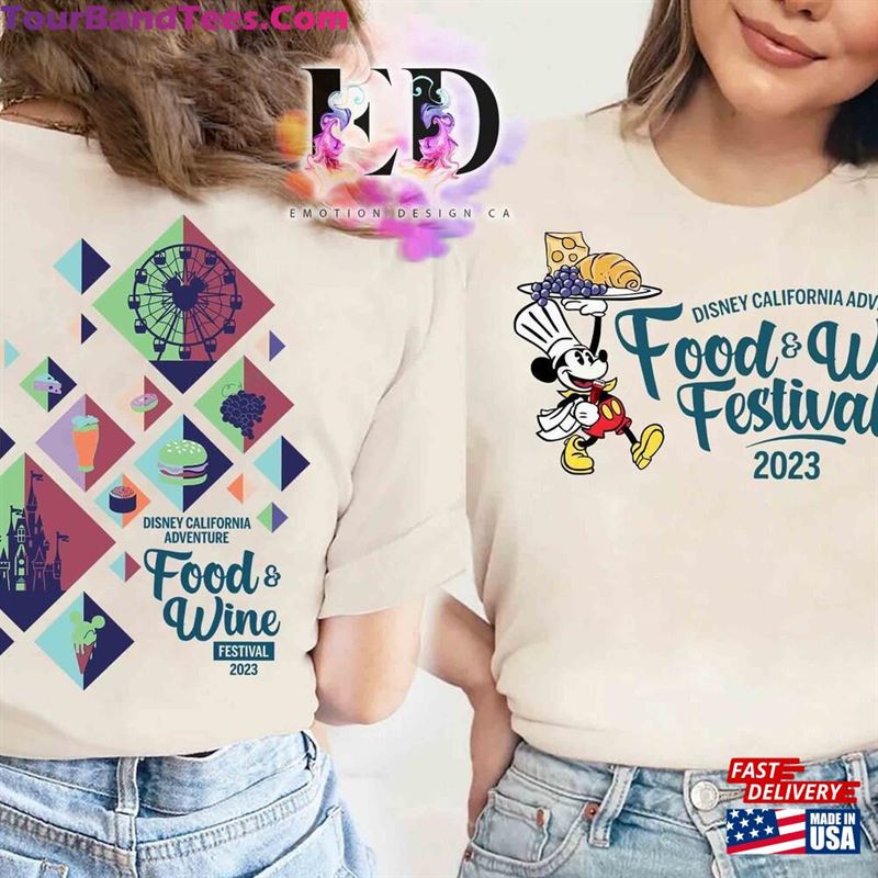 Disney Mickey Mouse Food And Wine Festival Shirt Epcot World Tour Drink Around The Tee Sweatshirt Unisex 29Uf201599 – Utopia Fashion