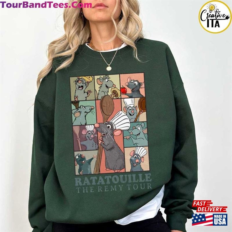 Disney Pixar Ratatouille The Remy Tour Shirt Mouse Chef Anyone Can Cook Rats Movie T-Shirt Sweatshirt 29Uf193944 – Utopia Fashion