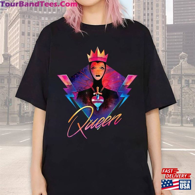 Disneyland Evil Queen Rock Tour T-Shirt Snow White And Seven Dwarfs Shirt Villains Band Hoodie Classic 29Uf193658 – Utopia Fashion