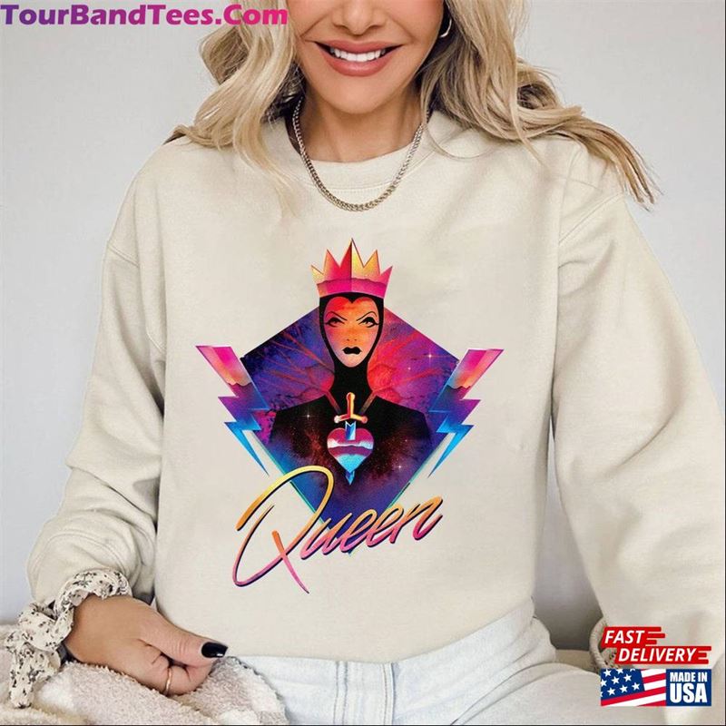 Disneyland Evil Queen Rock Tour T-Shirt Snow White And Seven Dwarfs Shirt Villains Band Unisex Hoodie 29Uf201620 – Utopia Fashion