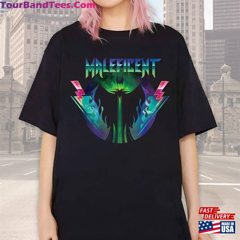 Disneyland Maleficent Rock Tour T-Shirt Sleeping Beauty Shirt Villains Band Sweatshirt Hoodie 29Uf193690 – Utopia Fashion