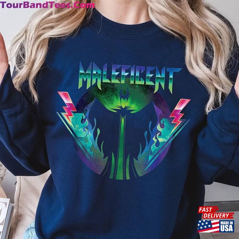 Disneyland Maleficent Rock Tour T-Shirt Sleeping Beauty Shirt Villains Band Sweatshirt Hoodie 29Uf193690 – Utopia Fashion