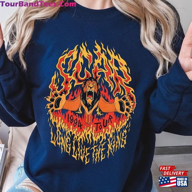 Disneyland Scar Long Live The King Tour T-Shirt Lion Shirt Classic Sweatshirt 29Uf193685 – Utopia Fashion