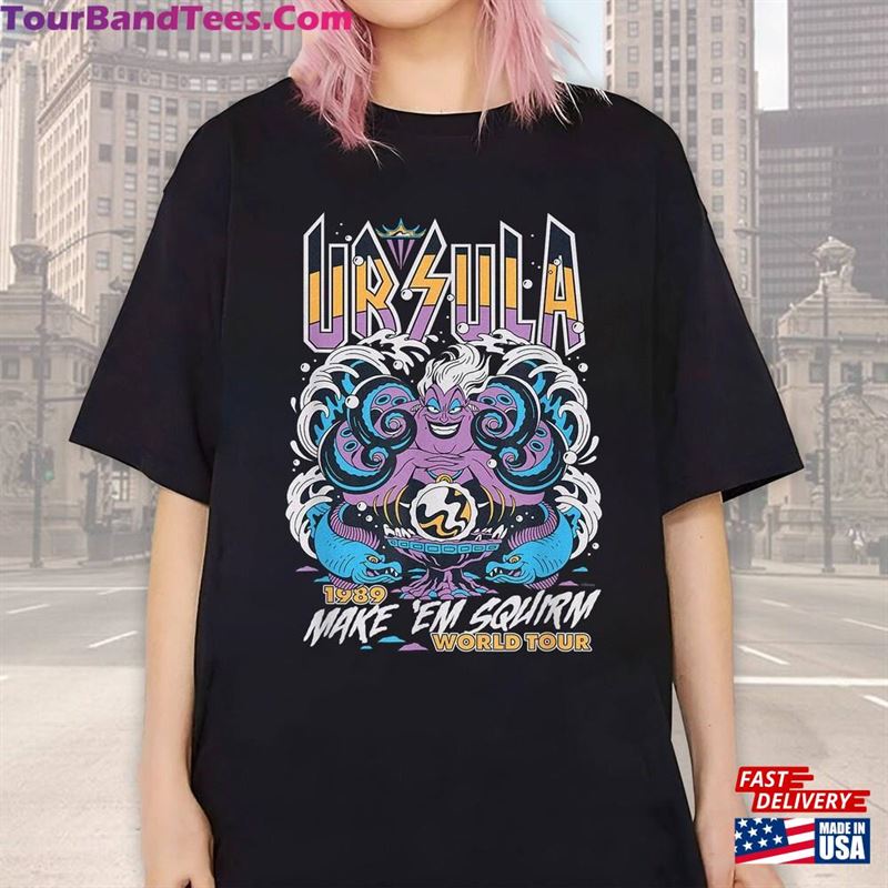 Disneyland Ursula World Tour Rock Band T-Shirt Villain Shirt Litle Mermaid Ariel Hoodie 29Uf193734 – Utopia Fashion