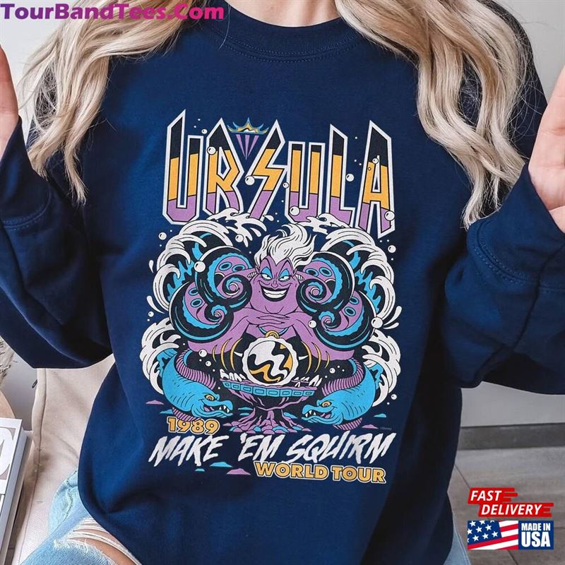 Disneyland Ursula World Tour Rock Band T-Shirt Villain Shirt Litle Mermaid Ariel Hoodie 29Uf193734 – Utopia Fashion