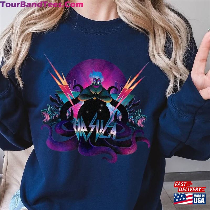 Disneyland Villain Ursula 90S Rock Band T-Shirt Shirt Little Mermaid Ariel Hoodie 29Uf206755 – Utopia Fashion