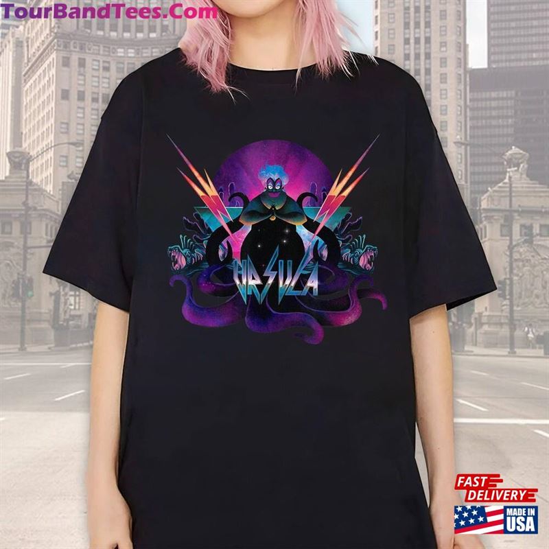 Disneyland Villain Ursula 90S Rock Band T-Shirt Shirt Little Mermaid Ariel Hoodie 29Uf206755 – Utopia Fashion