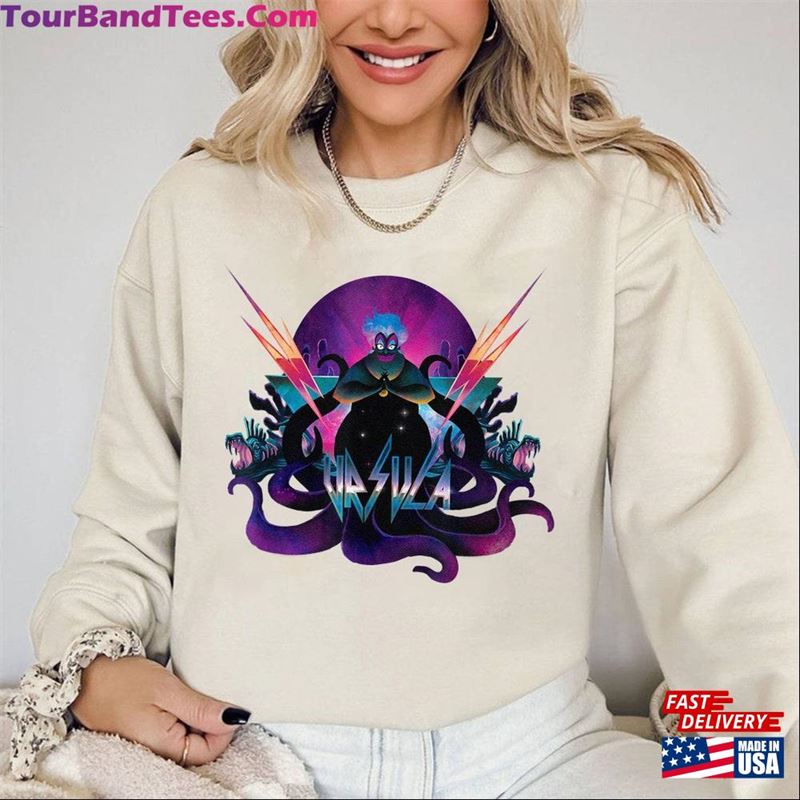 Disneyland Villain Ursula 90S Rock Band T-Shirt Shirt Little Mermaid Ariel Unisex Sweatshirt 29Uf201786 – Utopia Fashion