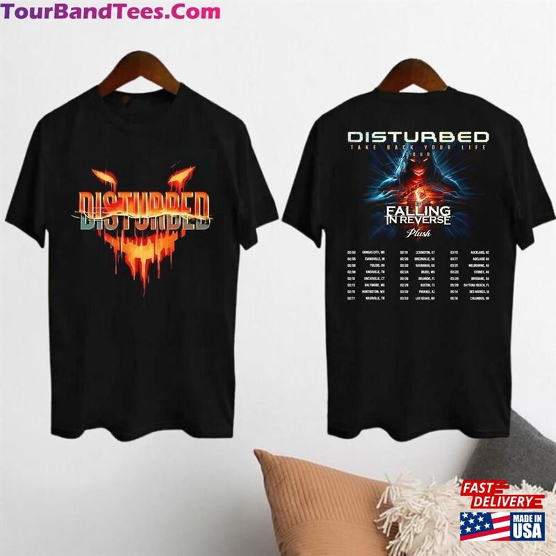 Disturbed Take Back Your Life Tour Shirt Band Fan Gift Rock T-Shirt Sweatshirt Unisex 29Uf193729 – Utopia Fashion