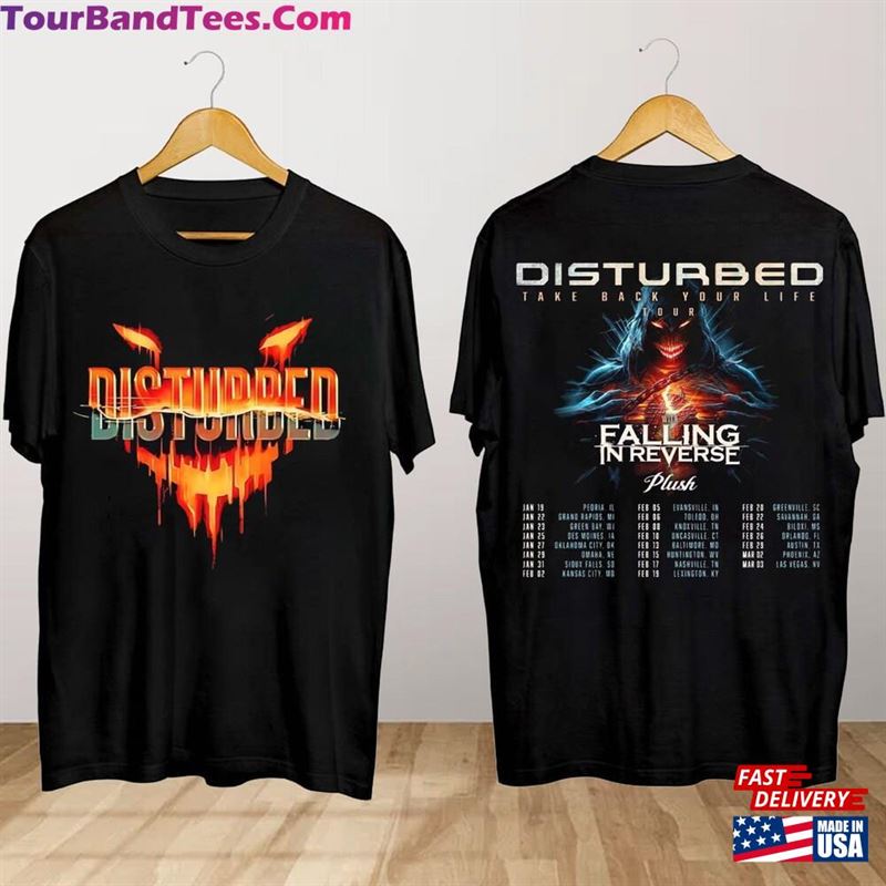 Disturbed Take Back Your Life Tour T-Shirt Concert Shirt Classic Sweatshirt 29Uf201722 – Utopia Fashion