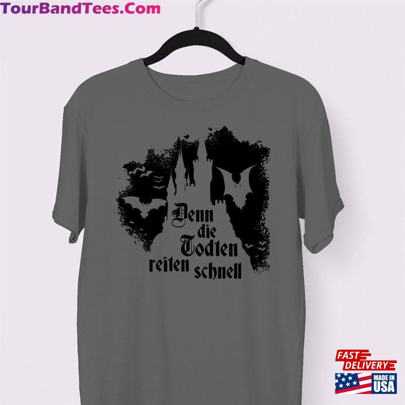 Dracula’S Castle T-Shirt Gothic Vampire With Bats Unisex 29Uf194494 – Utopia Fashion