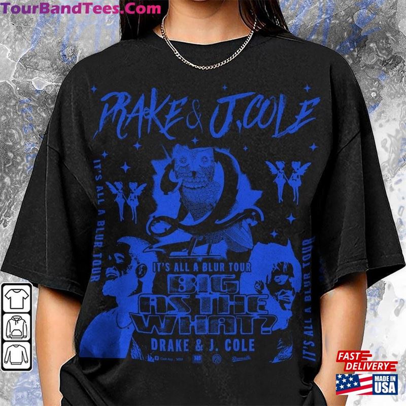 Drake J Cole Big As The What Tour 90S Rap Shirt Bootleg Vintage It’S All Blur Y2K Sweatshirt Unisex 29Uf211401 – Utopia Fashion