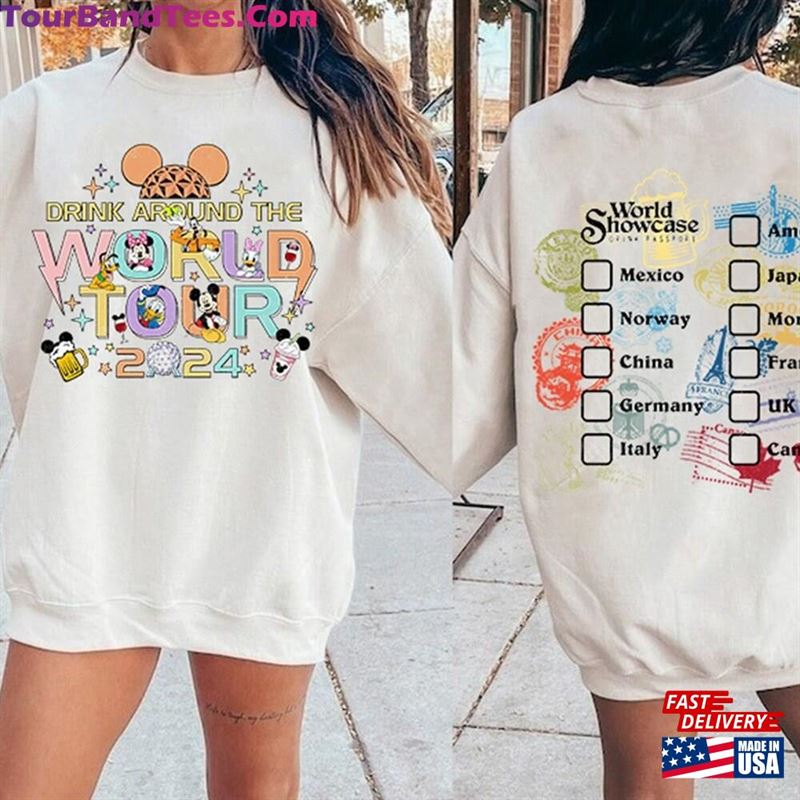 Drink Around The World Traveler Disneyland Family Matching Shirt T-Shirt Hoodie 29Uf194057 – Utopia Fashion