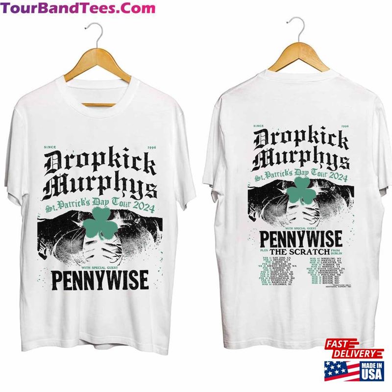 Dropkick Murphys St Patricks Day Tour Shirt Band Fan Concert Unisex Classic 29Uf192599 – Utopia Fashion